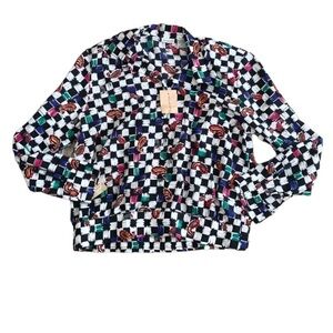 Marlis | Vintage Multicolored Blouse New With Tags Size 12